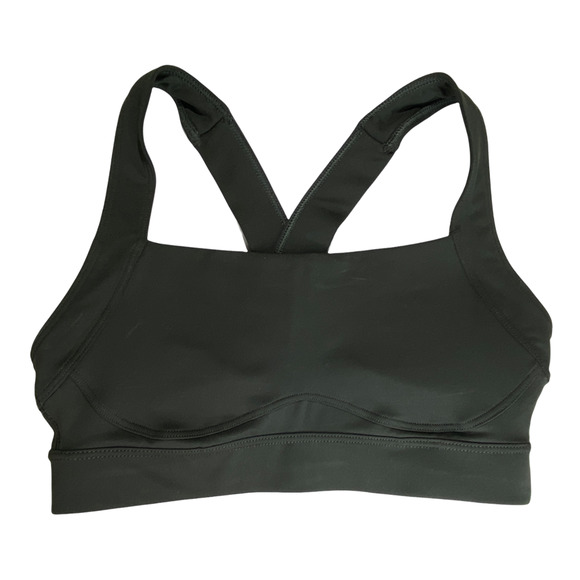 Old Navy Active Medium Support Sports Bra Charcoal Grey Women Small Workout - Picture 1 of 4
